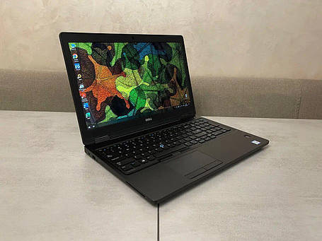 Б/в Ноутбук Dell Precision 3520 15.6" 1920x1080 Сенсорний| Core i5-7440HQ| 16 GB RAM| 256 GB SSD| HD 630, фото 1