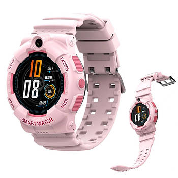 Дитячий смарт годинник Smart Watch Y01 з відеодзвінками, Рожевий / Розумний годинник для дітей з GPS і WIFI