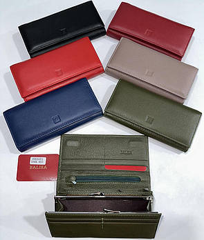 Гаманець жіночий на магніті натуральна шкіра у різних кольорах Balisa