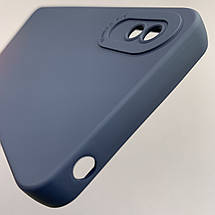 Чохол для Xiaomi Redmi 9A силіконовий кейс із захистом камери на телефон сяомі редмі 9а темно-синій l8o, фото 6