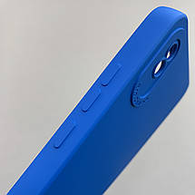 Чохол для Xiaomi Redmi 9A силіконовий кейс із захистом камери на телефон сяомі редмі 9а синій l8o, фото 4