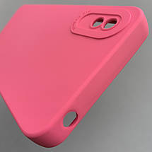 Чохол для Xiaomi Redmi 9A силіконовий кейс із захистом камери на телефон сяомі редмі 9а малиновий l8o, фото 6