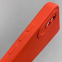 Чохол для Xiaomi Redmi 9A силіконовий кейс із захистом камери на телефон сяомі редмі 9а червоний l8o, фото 4