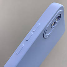 Чохол для Xiaomi Redmi 9A силіконовий кейс із захистом камери на телефон сяомі редмі 9а блакитний l8o, фото 4