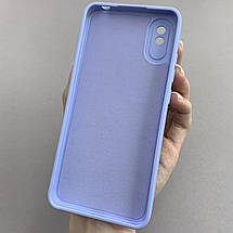 Чохол для Xiaomi Redmi 9A силіконовий кейс із захистом камери на телефон сяомі редмі 9а блакитний l8o, фото 3