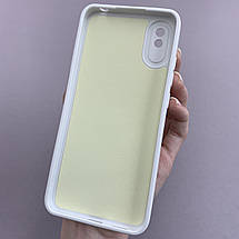 Чохол для Xiaomi Redmi 9A силіконовий кейс із захистом камери на телефон сяомі редмі 9а білий l8o, фото 3