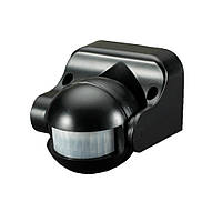 Датчик руху VELMAX V-ІМS-09, AC220-240V, кут 180°, (ST09), ІР44, чорний