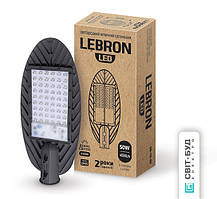 LED світильник вуличний Lebron L-SL, 100W, консольний,SMD, 6200K, 9000Lm, ІР65