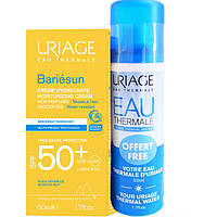 Uriage Bariesun IVery High Protection Moisturizing Cream SPF50 50ml + Uriage Thermal Water 50ml