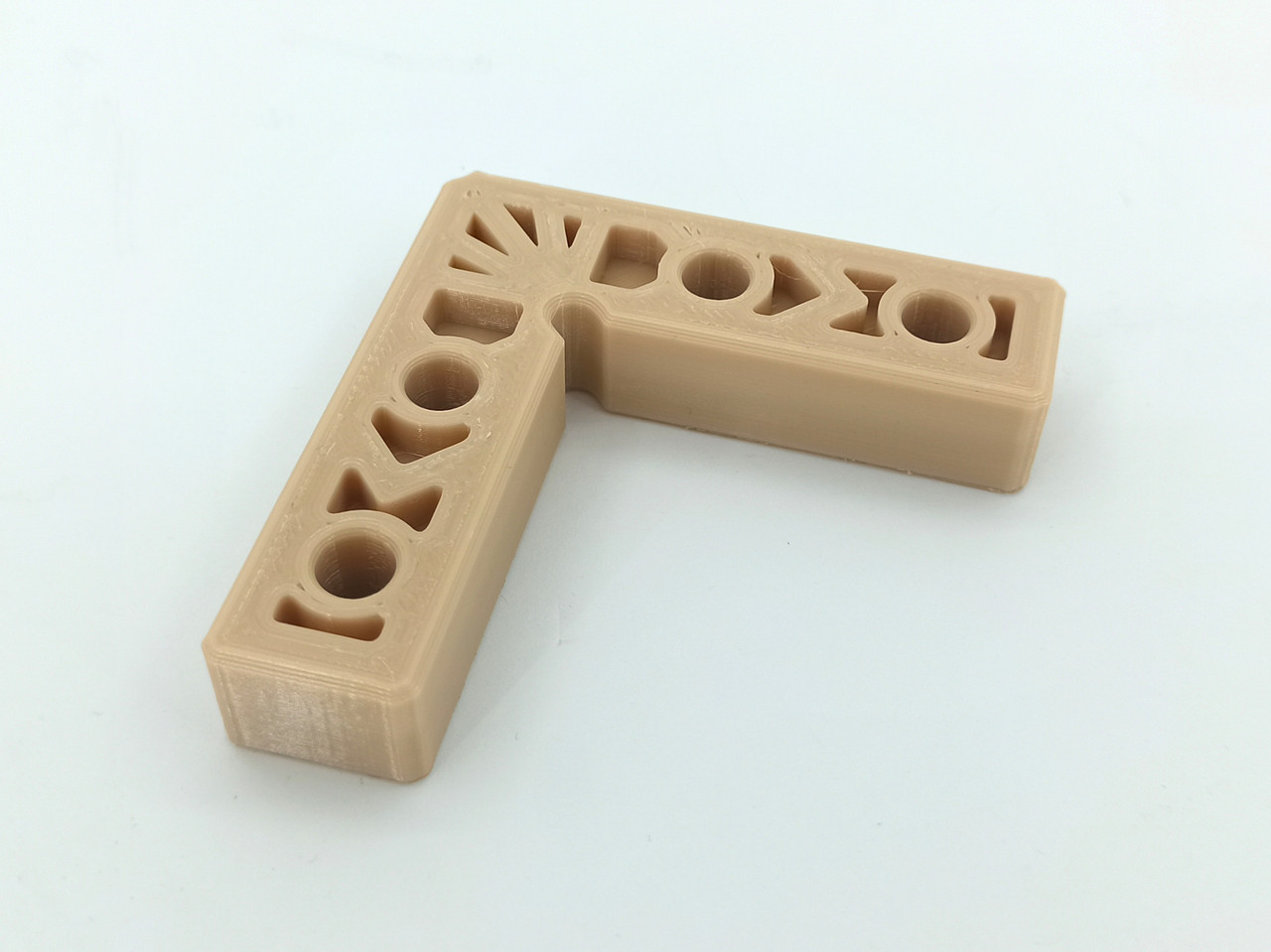 Кут для кутової струбцини, аналог Woodpeckers, пластик 70х70 мм, фото 1