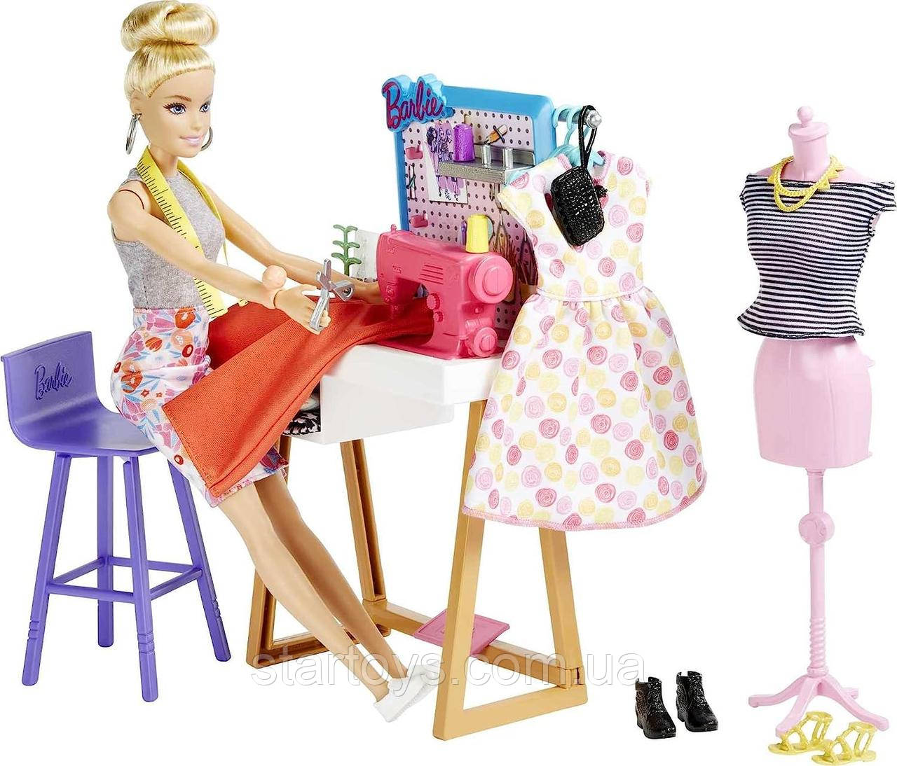 Уценка! Набір Студія Барбі Дизайнер Швея і 25 аксесуарів Barbie Fashion Designer Doll