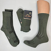 Тактические мужские носки хаки Премиум прочные, Lomani, 40-45 р, 12 пар