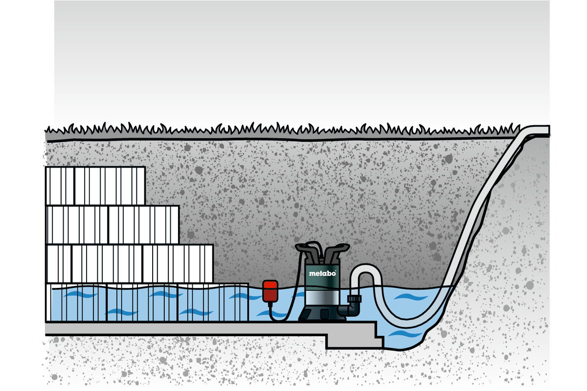 Насос заглибний для чистої води Metabo (0250800002) TPF 7000 S - фото 5 - id-p1869706167