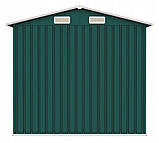 Сарай металевий , госпблок садовий 312 х 257 х 192 см. зелений Bass Polska BH 28573, фото 2