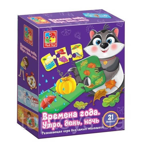 Гра розвиваюча Vladi Toys Пори року. Час доби RUS (VT1804-11)