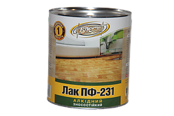 Лак паркетний ПФ-231 Блиск 2,1 кг (2,5 л)