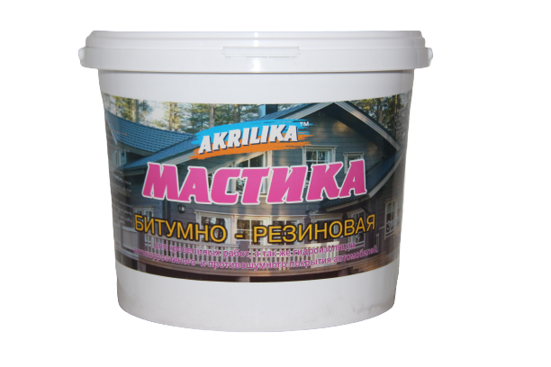 Мастика бітумно-гумова Akrilika 10 кг