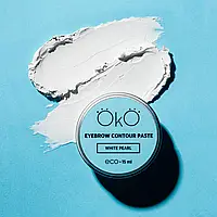 OKO Паста для бровей Eyebrow Contour Paste White Pearl, 15 мл