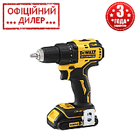 Дрель-шуруповёрт аккумуляторная бесщёточная DeWALT DCD708S2T (18 В, 1.5 А/ч, двухскоростной) YLP