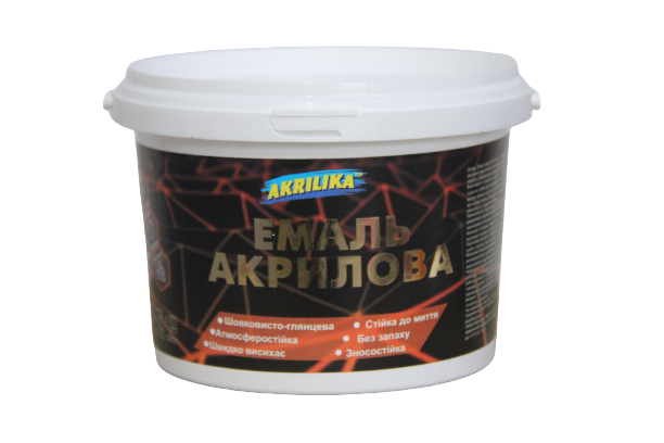 Емаль акрилова водорозчинна Akrilika 0,8 кг