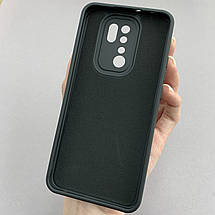 Чохол для Xiaomi Redmi 9 силіконовий кейс із захистом камери на телефон сяомі редмі 9 чорний l8o, фото 3