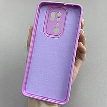Чохол для Xiaomi Redmi 9 силіконовий кейс із захистом камери на телефон сяомі редмі 9 бузковий l8o, фото 3