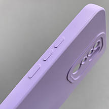 Чохол для Xiaomi Redmi 9 силіконовий кейс із захистом камери на телефон сяомі редмі 9 світло-бузковий l8o, фото 4