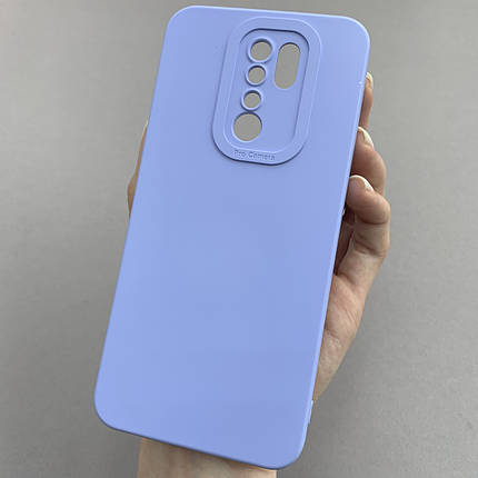 Чохол для Xiaomi Redmi 9 силіконовий кейс із захистом камери на телефон сяомі редмі 9 блакитний l8o, фото 1