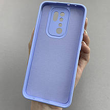 Чохол для Xiaomi Redmi 9 силіконовий кейс із захистом камери на телефон сяомі редмі 9 блакитний l8o, фото 3