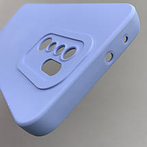 Чохол для Xiaomi Redmi 9 силіконовий кейс із захистом камери на телефон сяомі редмі 9 блакитний l8o, фото 6