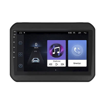 Штатна магнітола Lesko для Suzuki Ignis III Рестайлінг 2020-н.в. екран 9" 1/16Gb Wi-Fi GPS Base, фото 1