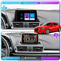 Штатна магнітола Lesko для Mazda 3 III (BM) 2013-2017 екран 9" 1/16Gb Wi-Fi GPS Base 3 шт., фото 4