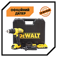 Аккумуляторный шуруповерт DeWalt DCD771D2 (18 В, 2 А/ч, двухскоростной) Топ 3776563