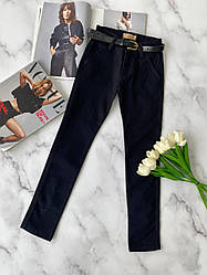 Шкільні штани брюки на дівчинку класика Чорні 72388 Grace, Чёрный, Девочка, Весна Осень, 134 см