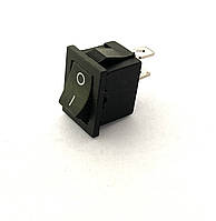 Выключатель клавишный узкий 2 контакта без подсветки .KCD 3