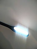 Портативний гнучкий usb світильник USB Led Light  ЧОРНОГО КОЛЬОРУ, фото 4