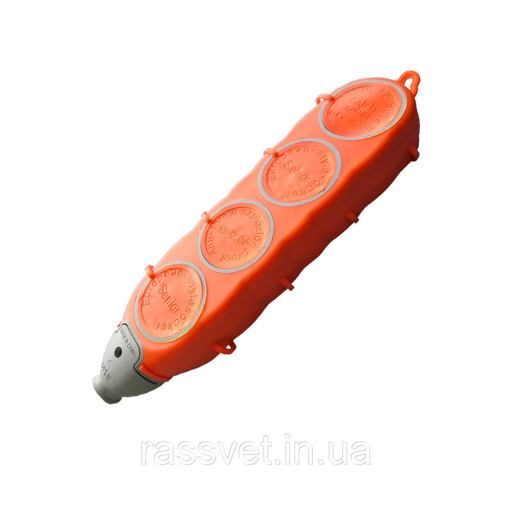 Колодка б/з, 4+4 гнізда, 16А, IP 44, СВІТ-БУД електро