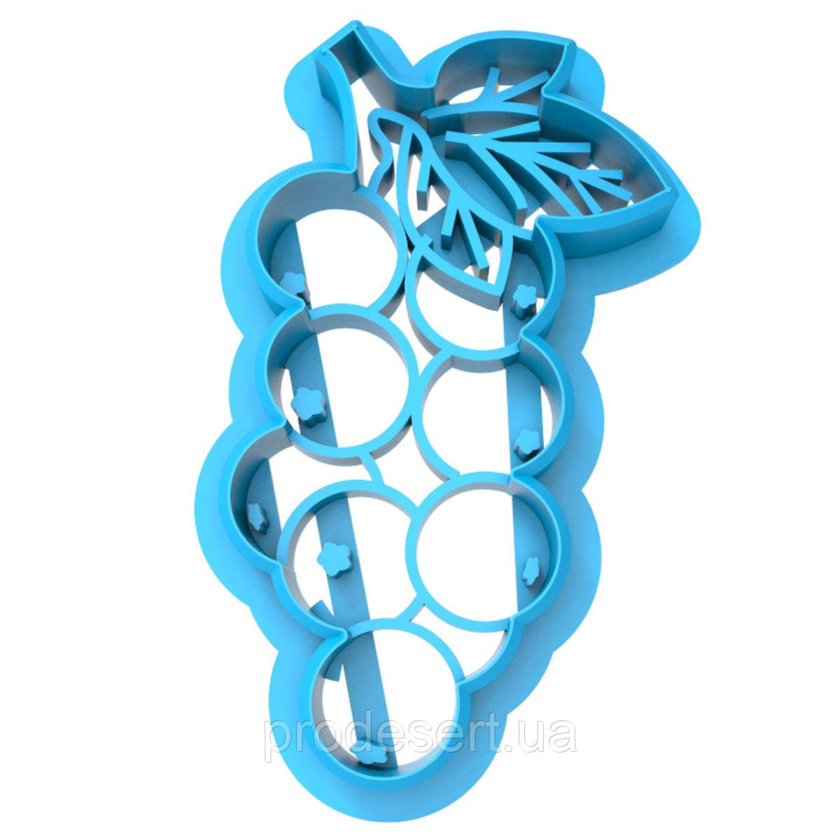 Вирубка для пряників Калина 7*3.8 см (3D)