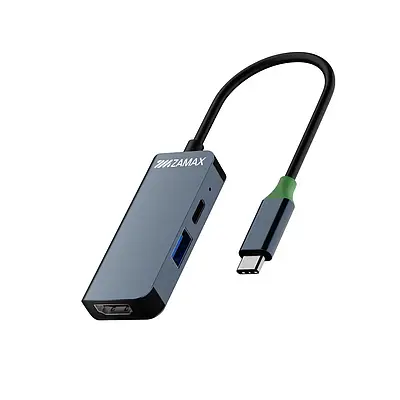 USB-хаб для MacBook Zamax 3в1 Type-C to HDMI + USB 3.0 + PD