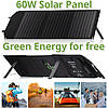 Портативний зарядний пристрій сонячна панель Bresser Mobile Solar Charger 60 Watt USB DC (3810050), фото 8