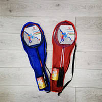 Бадмінтон 2 ракетки, набір воланчиків, 20*60см, у сумці 67*20см