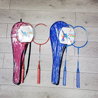 Бадмінтон 2 ракетки, набір воланчиків, 20*65см, у сумці 67*20см