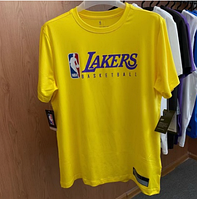 Футболка желтая Лос Анджелес Лейкерс Nike Lakers NBA Dri-Fit