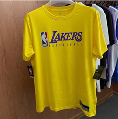 Футболка жовта Лос лебедино Лейкерс Nike Lakers NBA Dri-Fit