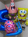 Sponge Bob равлик фольгована фігура  з гелієм 75 см, фото 2