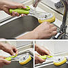Багатофункціональна щітка для миття посуду з дозатором Automatic Liquid Cleaning Brush DMZ-8890 WN-19, фото 4