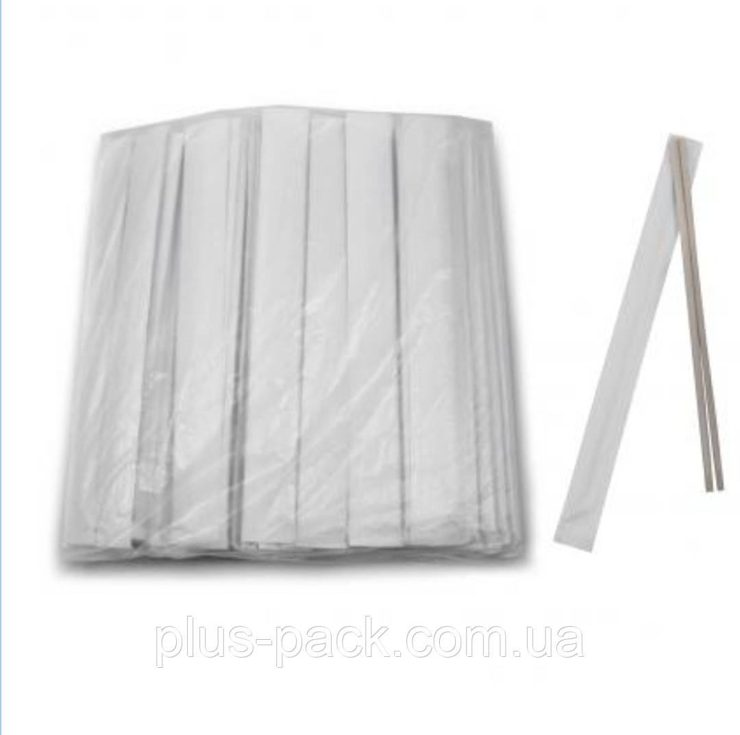 Палички КРУГЛІ бамбукові в індивідуальній упаковці 21 см, 100 шт/уп