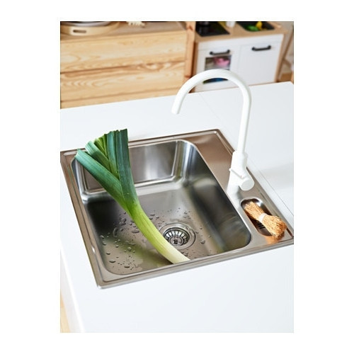 Врізна мийка кухонна IKEA BOHOLMEN 550x560 (зроблено отвір під дозатор)