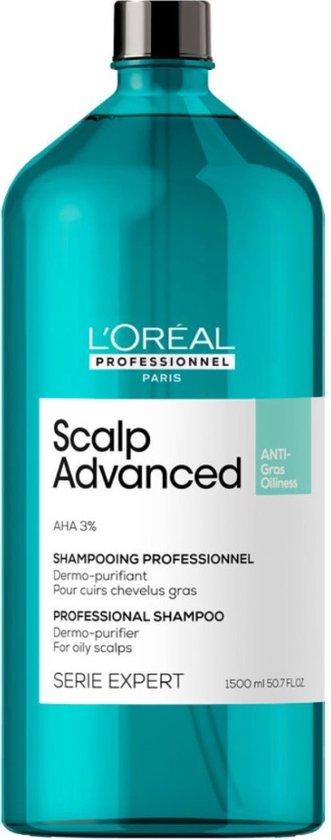 Очищуючий шампунь для схильного до жирності волосся L'Oreal Professionnel Scalp Advanced Anti-Oiliness Shampoo 1500 мл