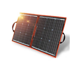 Сонячна панель зарядна Solar panel 110W (2xUSB + Type-C) 20В-вихід + зарядка автомобільного АКБ